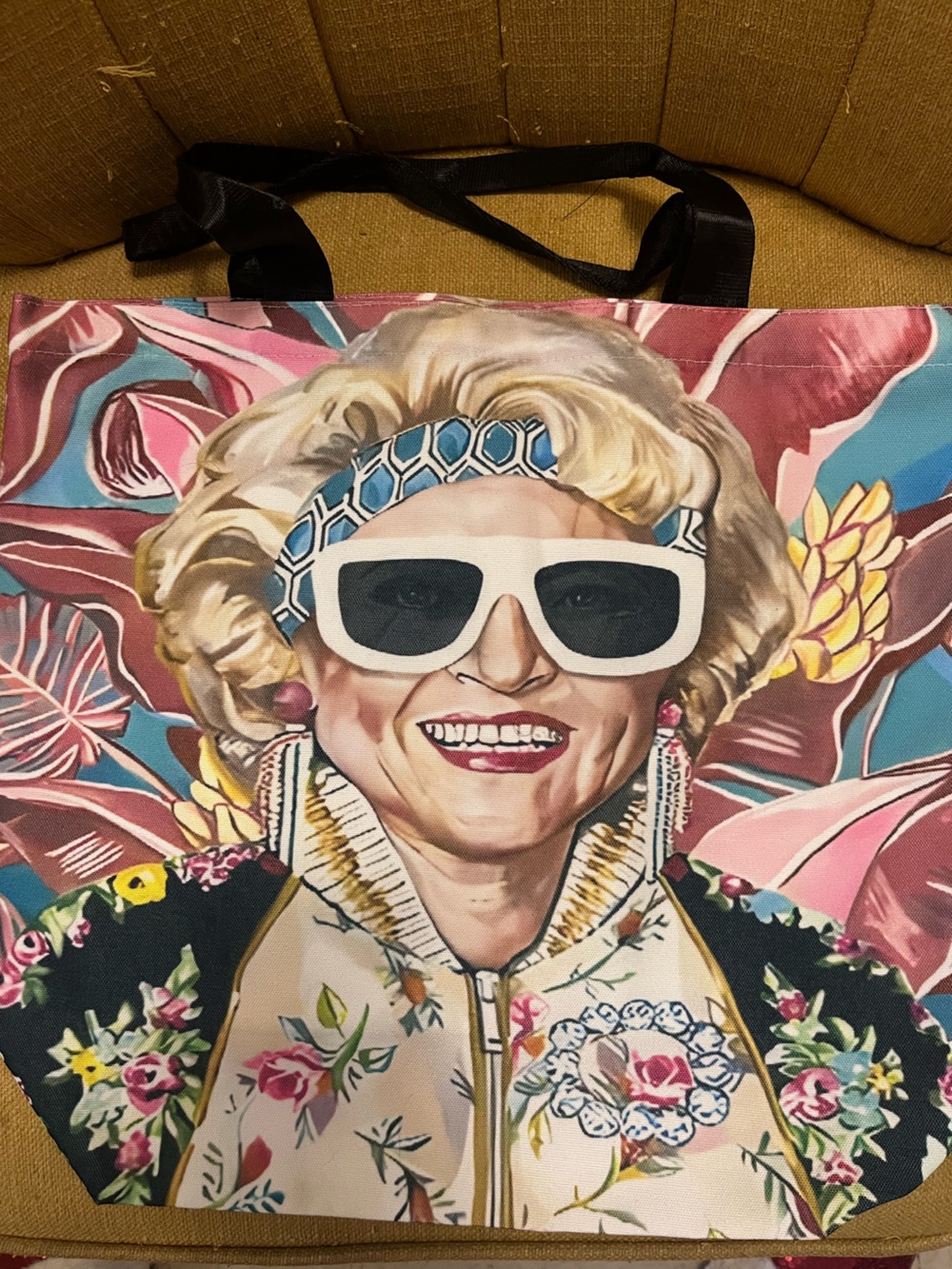 Golden Girls Rose Tote Bag